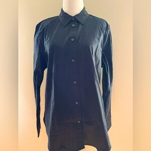 NWT J. Crew Women's Black Long Sleeve Blouse Size 12